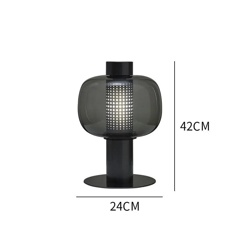 Lantern Glass Lamp