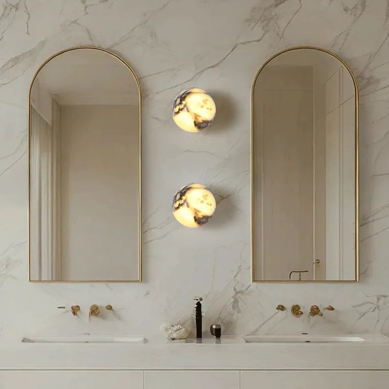 Marble Bead Sconce