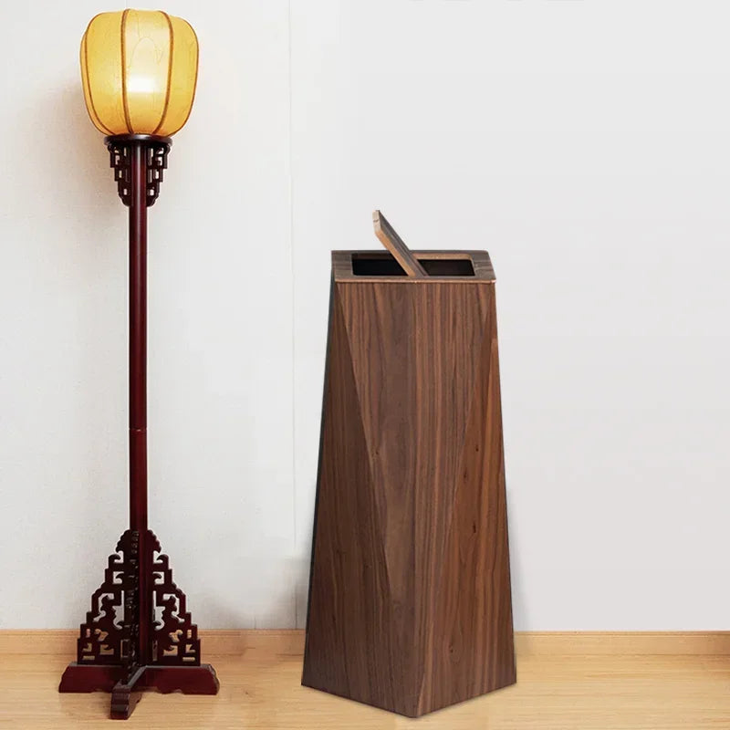 Obelisk Wooden Bin