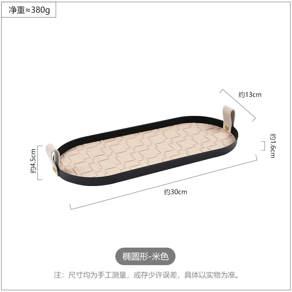 Plait Leather Catchall