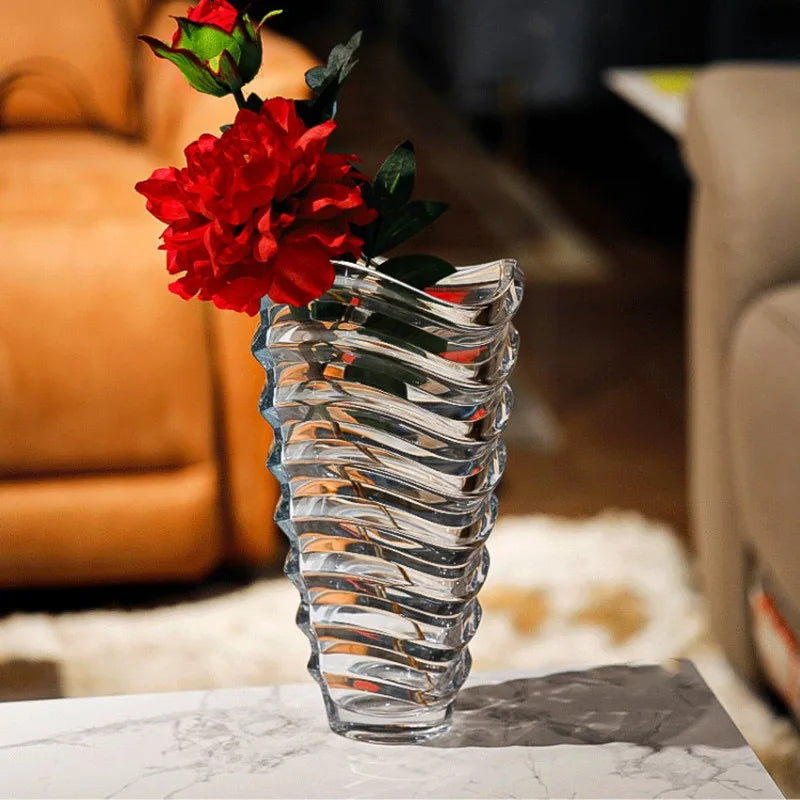 Tidal Ripple Vase