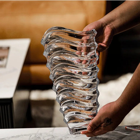 Tidal Ripple Vase