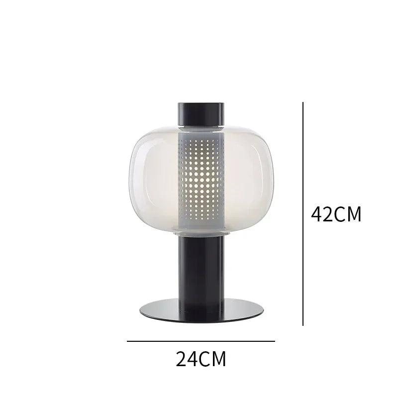Lantern Glass Lamp