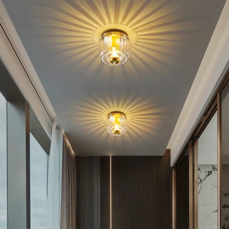 Sunburst Glass Sconce