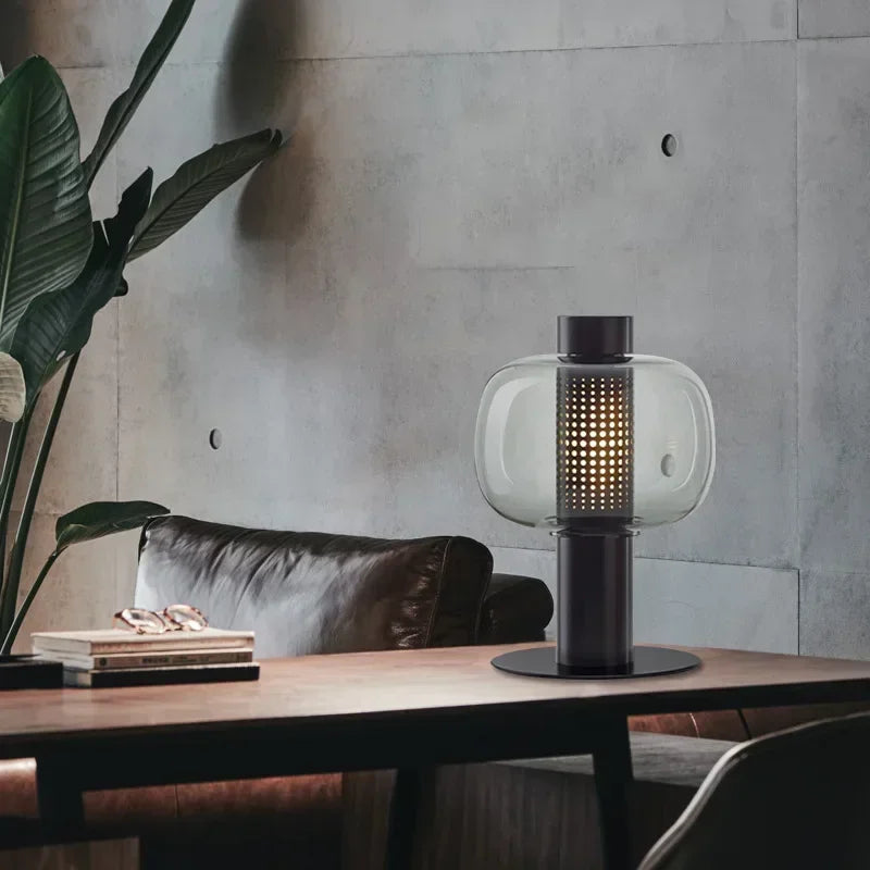 Lantern Glass Lamp