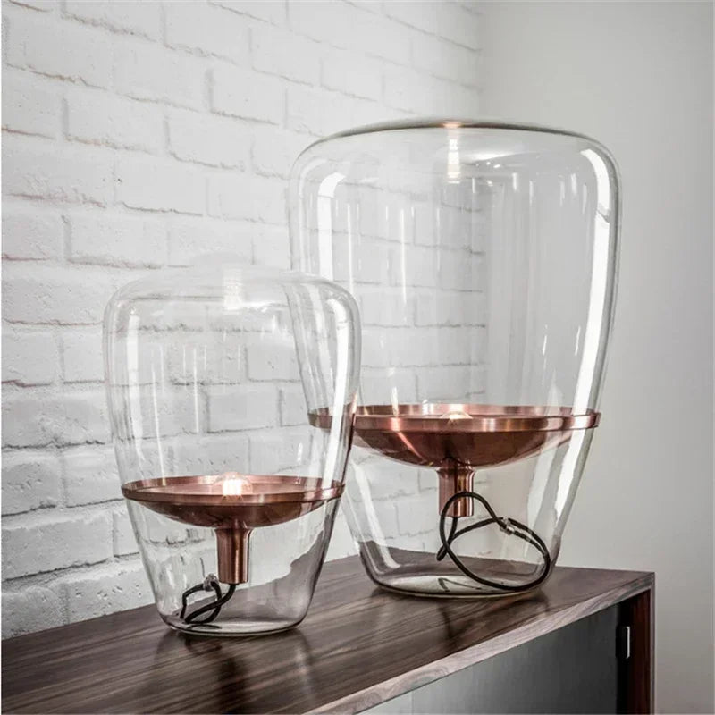 Amber Capsule Lamp