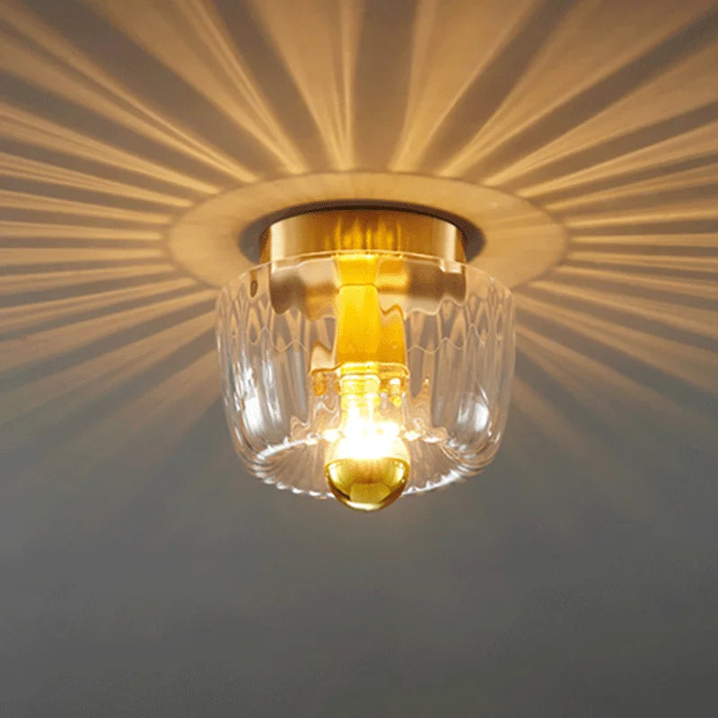 Sunburst Glass Sconce