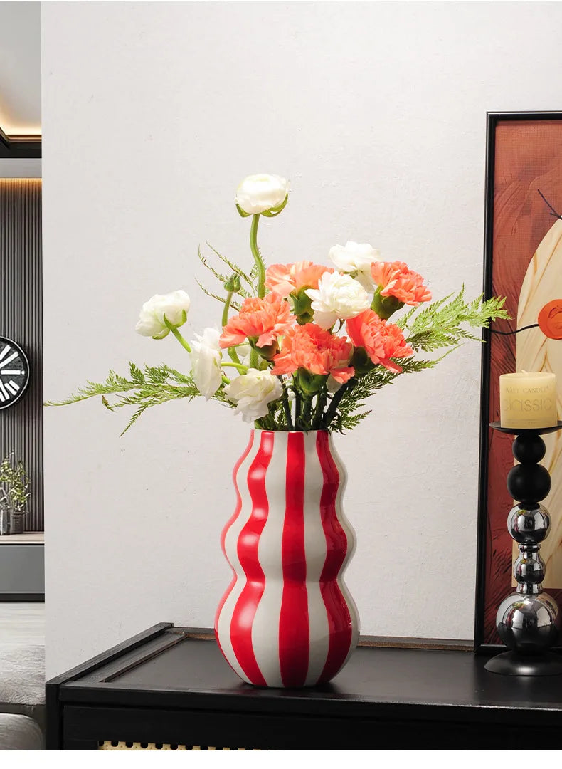 Stripe Symphony Vase