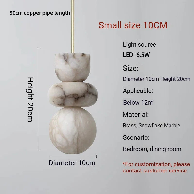 Cairn Marble Pendant