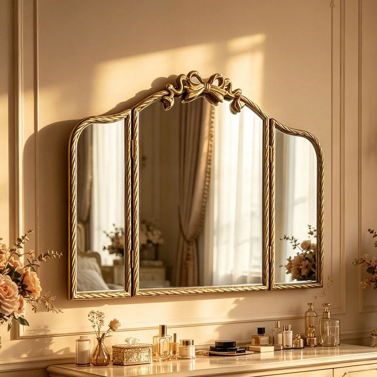 Lisette Trifold Mirror