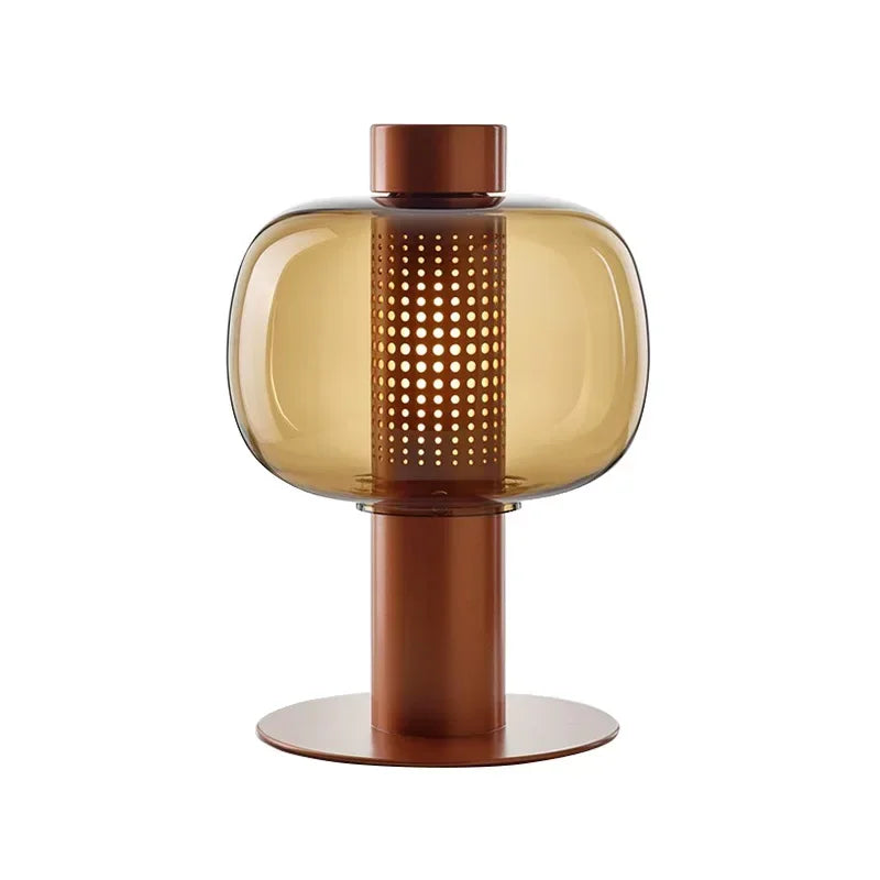 Lantern Glass Lamp