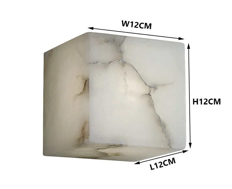 Cubo Marble Sconce
