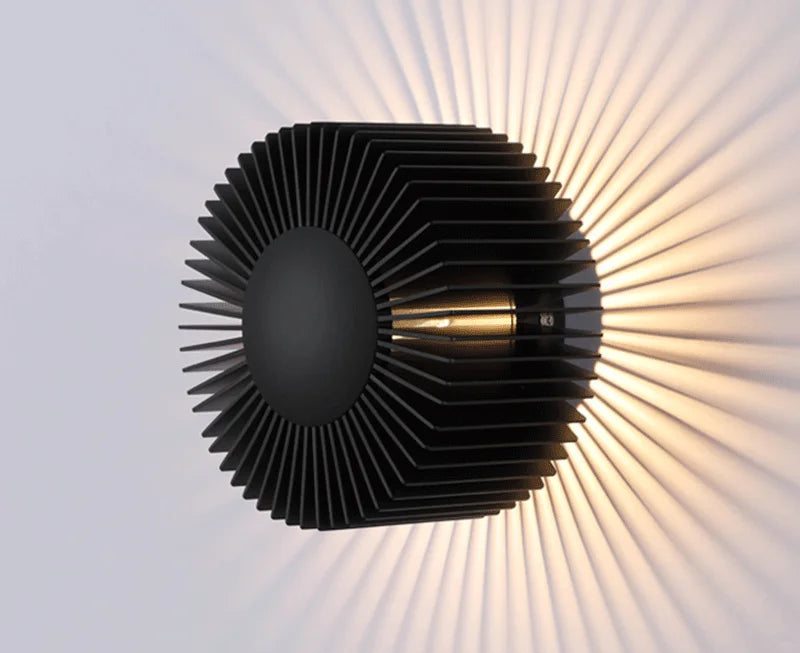 Radial Fin Sconce