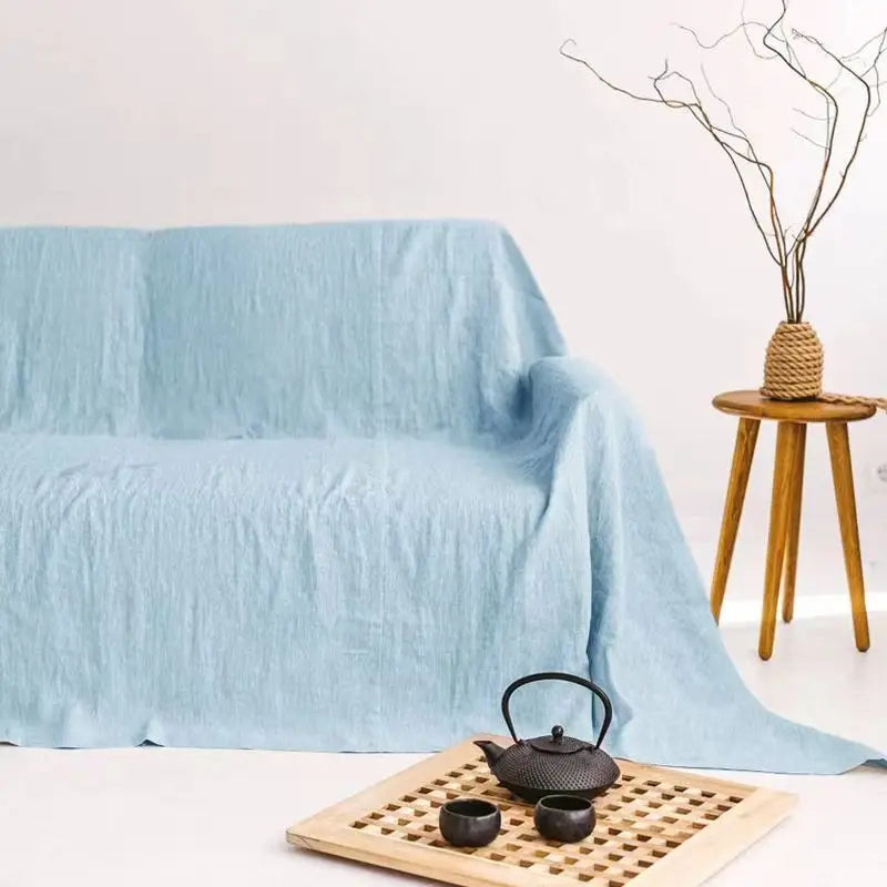 Provence Linen Sofa Cover