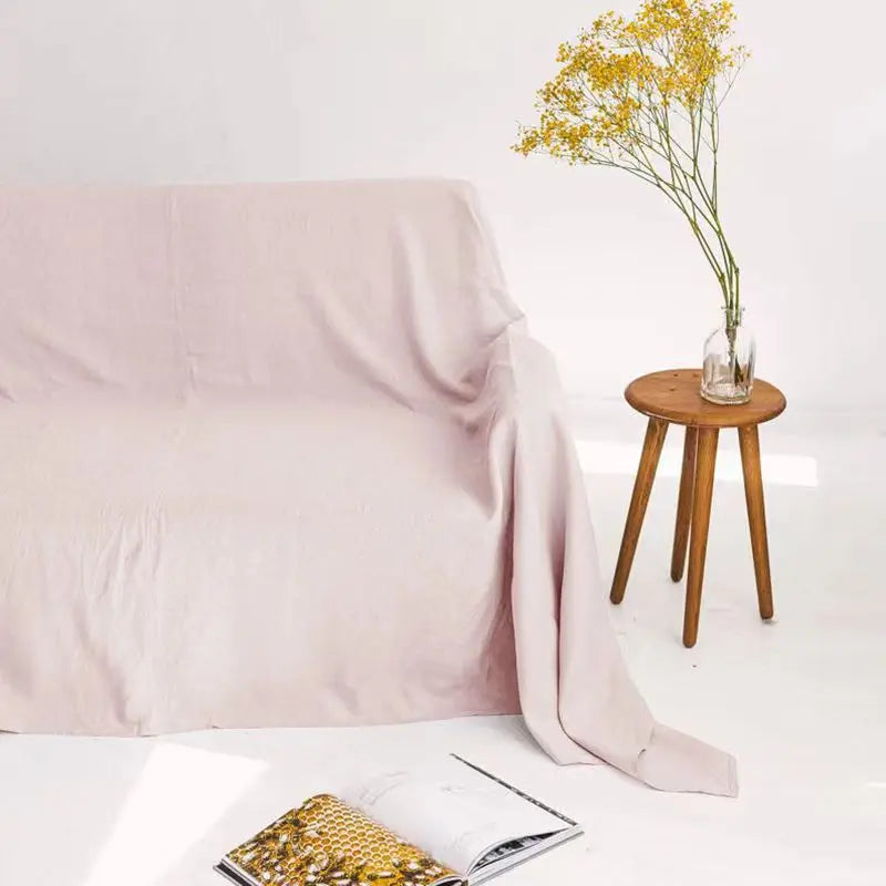 Provence Linen Sofa Cover