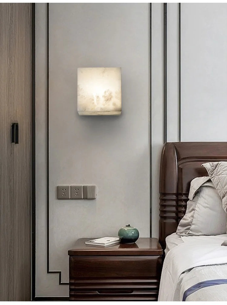 Cubo Marble Sconce