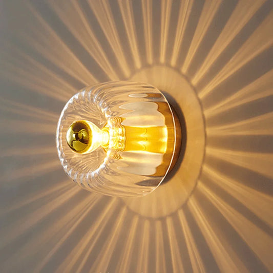 Sunburst Glass Sconce
