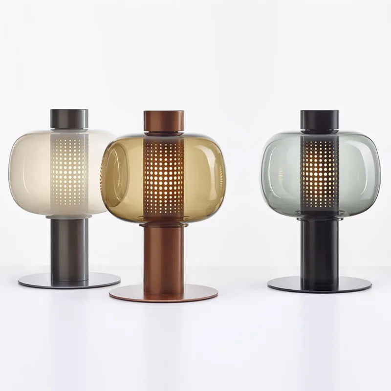 Lantern Glass Lamp