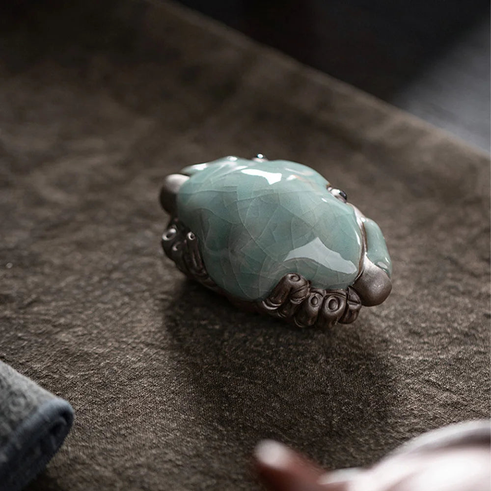 Celadon Crab Tea Pet