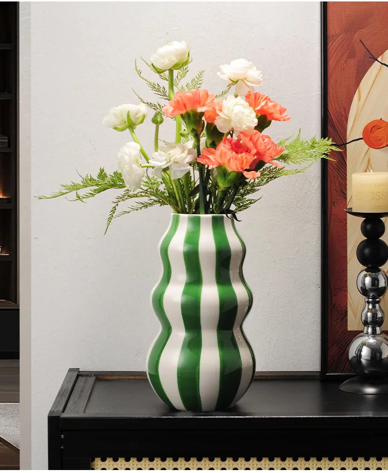 Stripe Symphony Vase