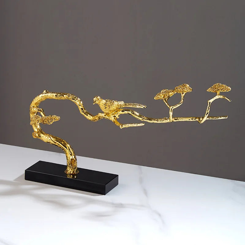 Goldfinch Branch Sculpture