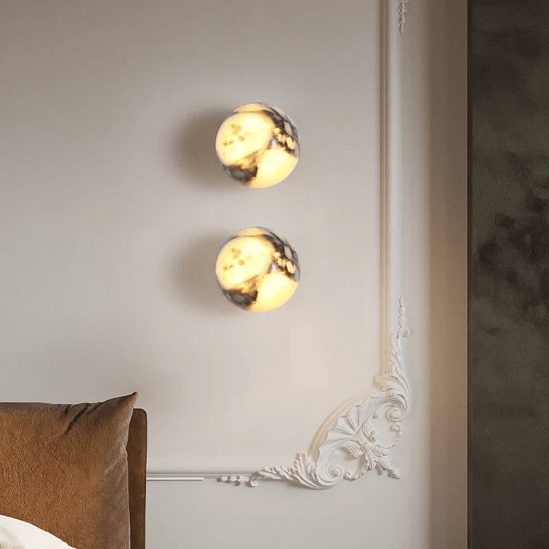 Marble Bead Sconce
