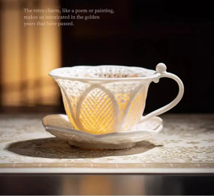 Broderie Porcelain Cup