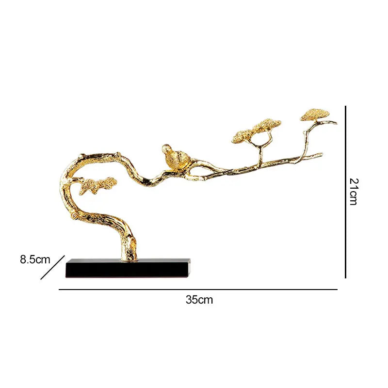 Goldfinch Branch Sculpture