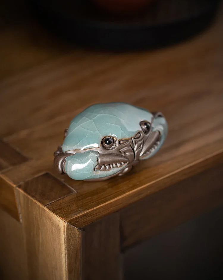 Celadon Crab Tea Pet