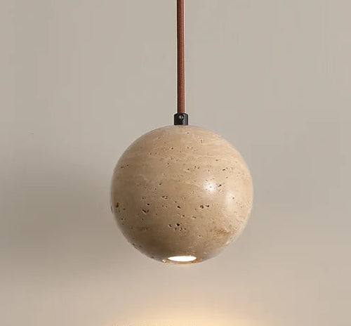 Eclipse Travertine Pendant