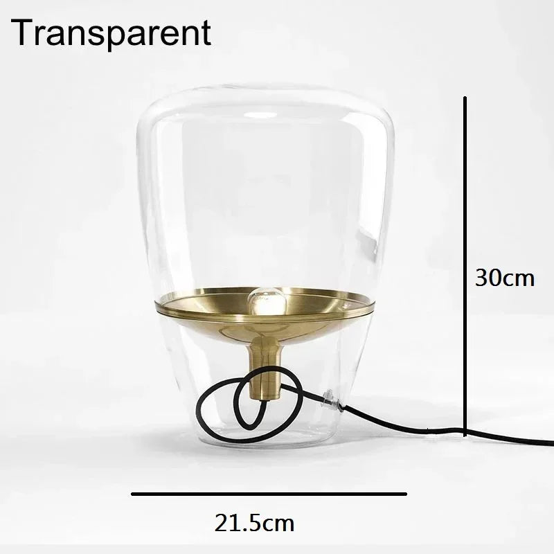 Amber Capsule Lamp