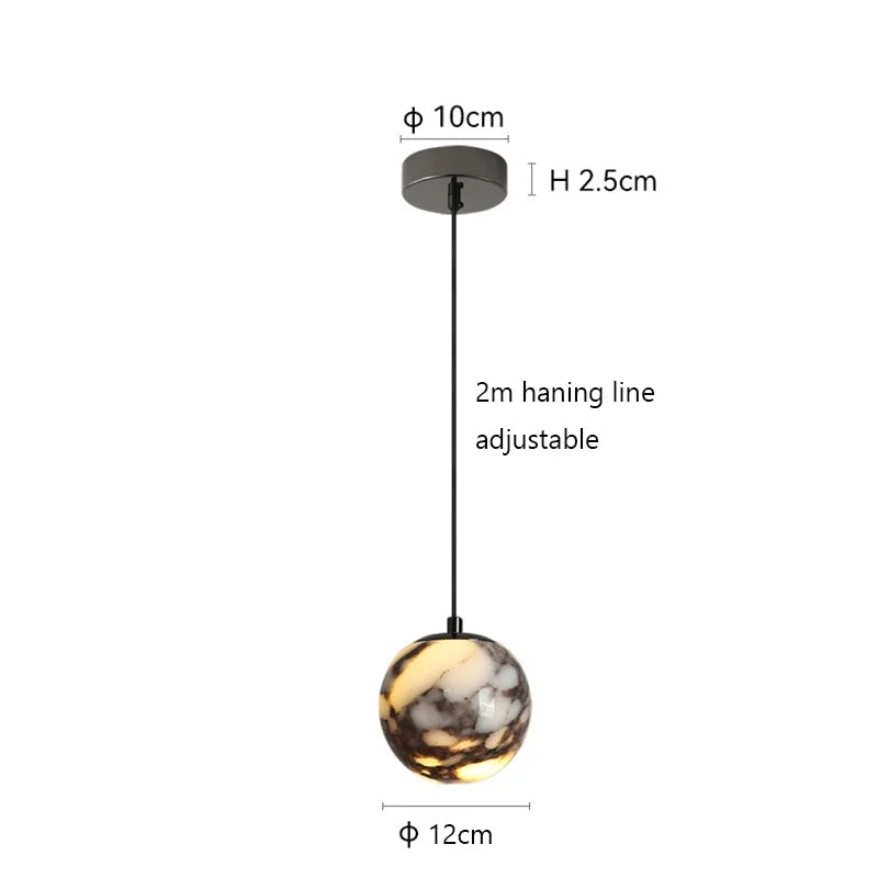 Luna Marble Globe