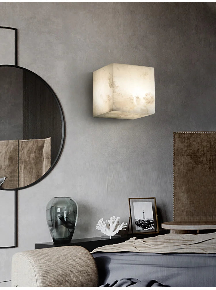 Cubo Marble Sconce
