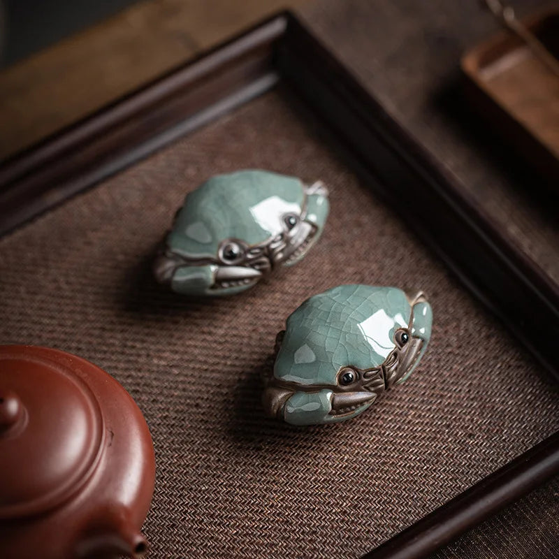 Celadon Crab Tea Pet