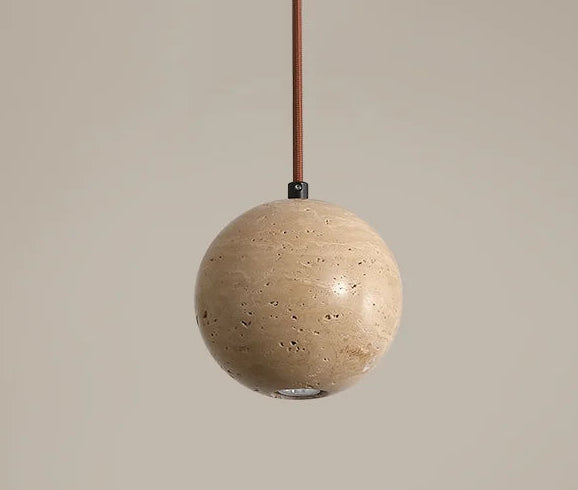 Eclipse Travertine Pendant