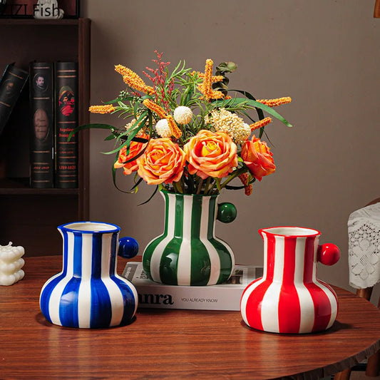 Stripe Symphony Vase