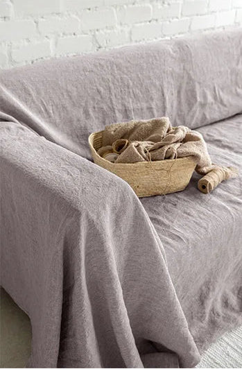 Provence Linen Sofa Cover
