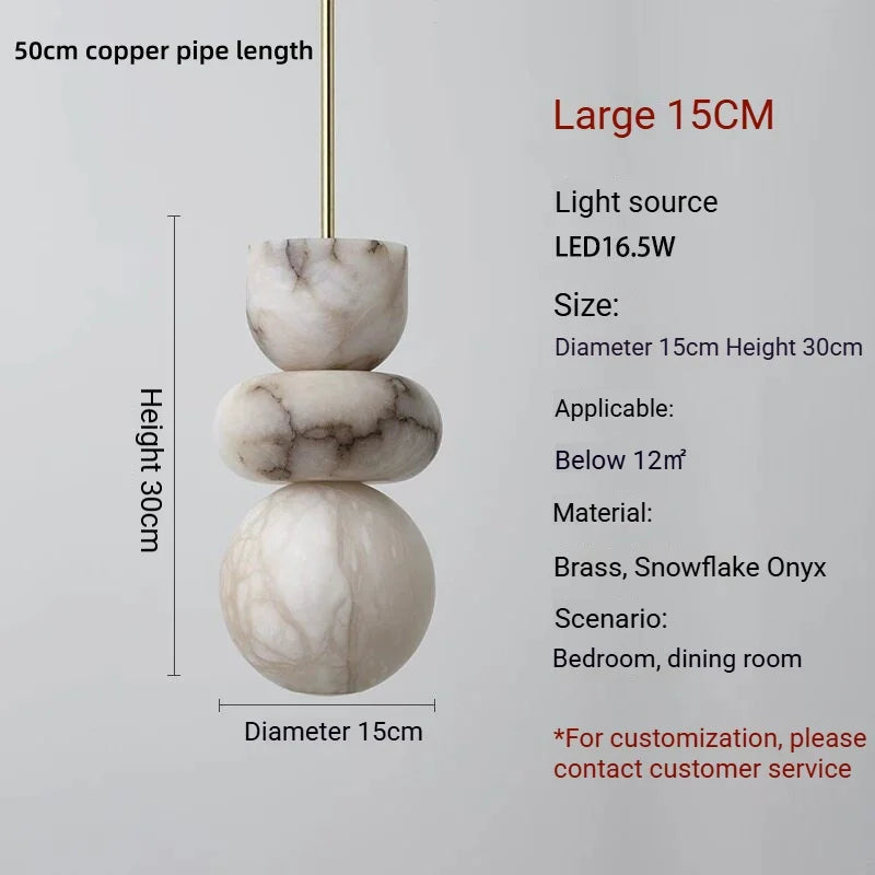 Cairn Marble Pendant