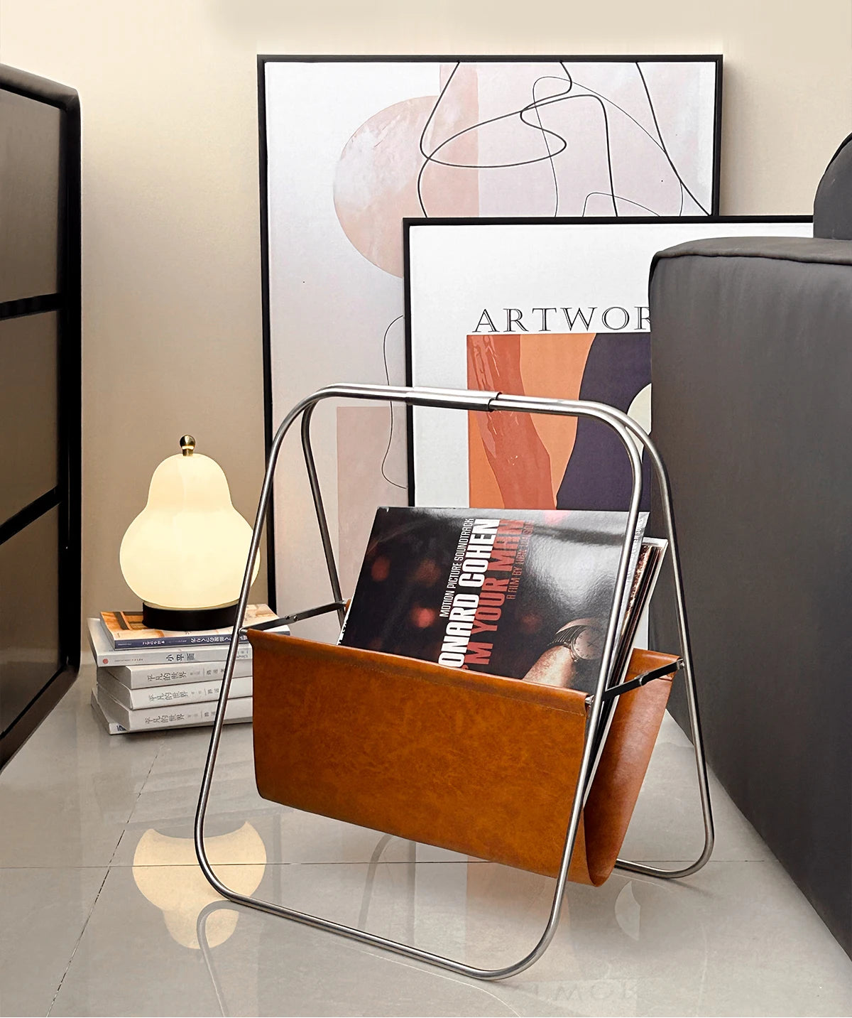 Easel Magazine Stand