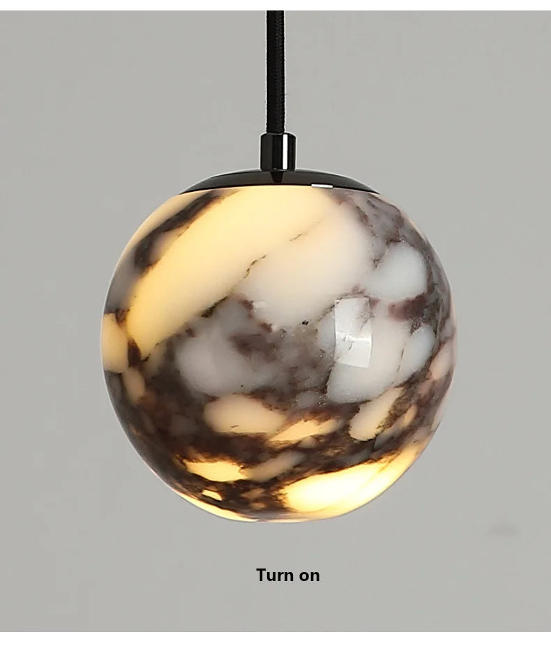 Luna Marble Globe