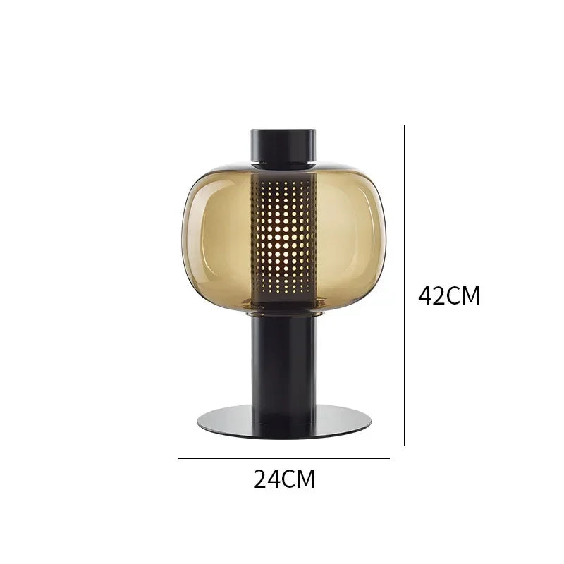 Lantern Glass Lamp