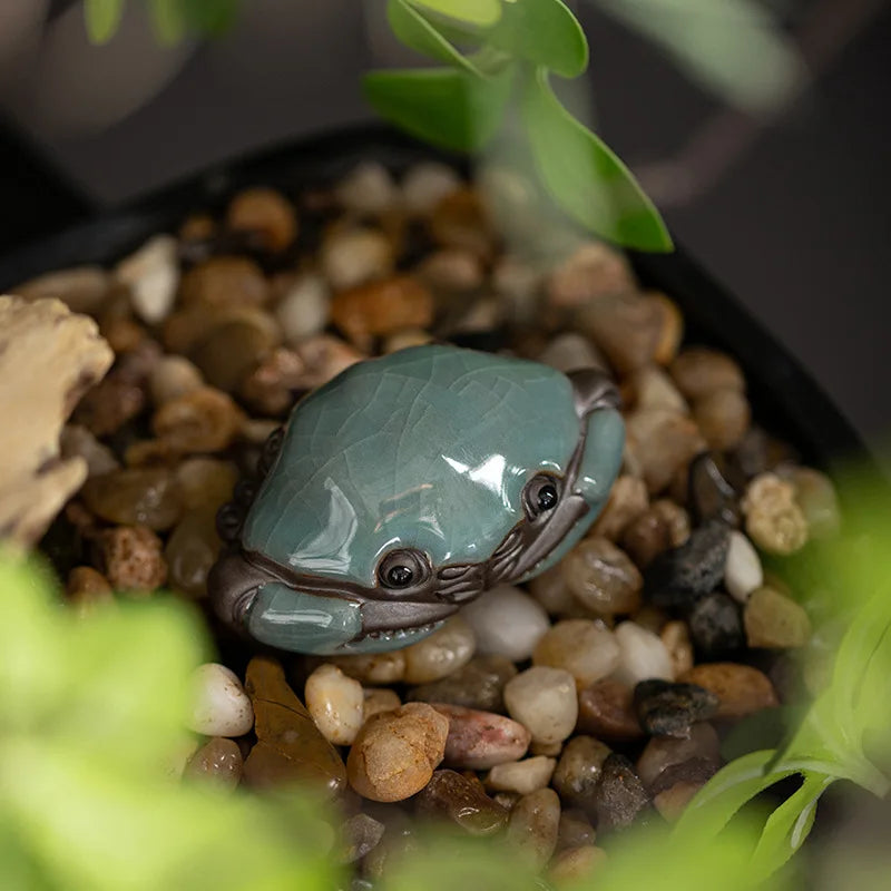 Celadon Crab Tea Pet