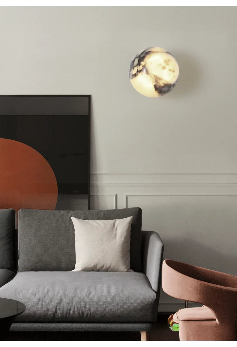 Marble Bead Sconce