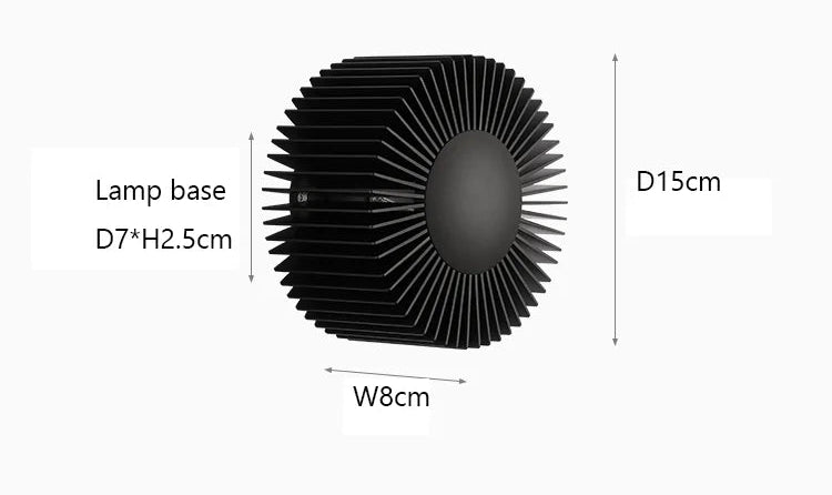 Radial Fin Sconce