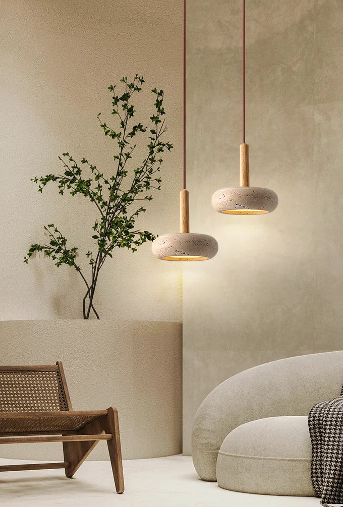Ostia Travertine Pendant