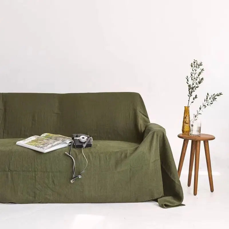 Provence Linen Sofa Cover