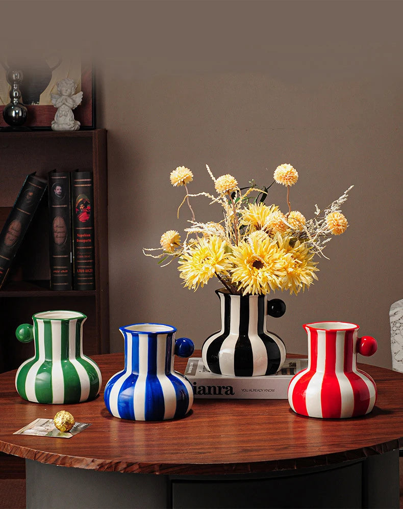 Stripe Symphony Vase
