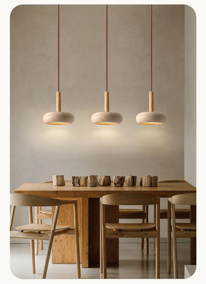 Ostia Travertine Pendant
