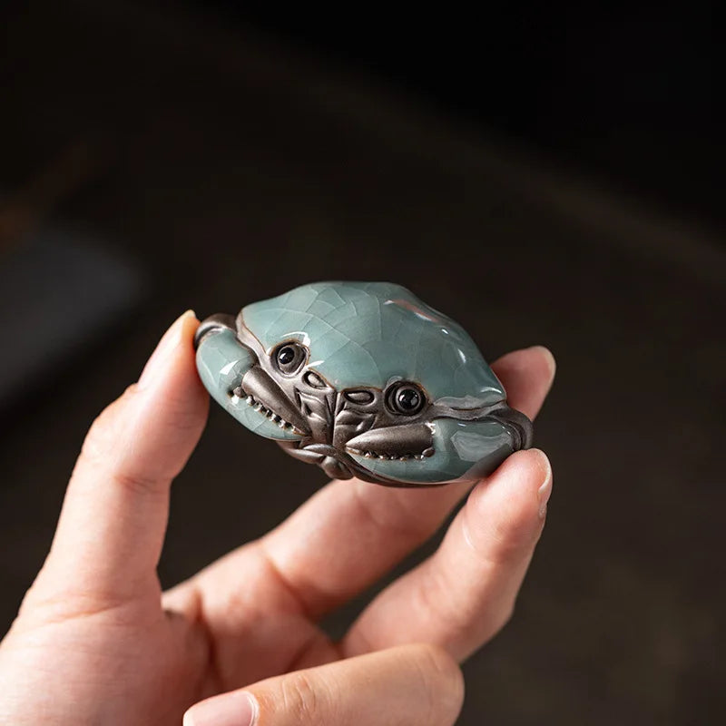 Celadon Crab Tea Pet