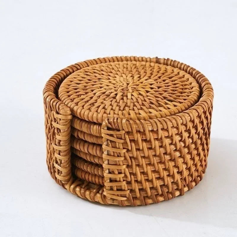 The Woven Circle Coaster Set